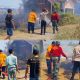 *Api Cepat Membesar, Lahan Kosong di Perumahan Citra Lestari Tanggulangin Terbakar, Respons Cepat Babinsa dan Warga Cegah Kebakaran Meluas*