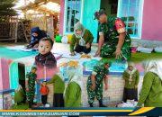 Cegah Stunting Sejak Dini, Babinsa Dampingi Penimbangan Balita