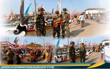 Wujud Sinergi TNI dan Masyarakat Pesisir, Babinsa Koramil 0819/03 Kraton Amankan Tradisi Petik Laut