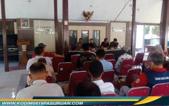 Danramil Purwosari Hadiri Rakor Persiapan HUT ke-81 RI
