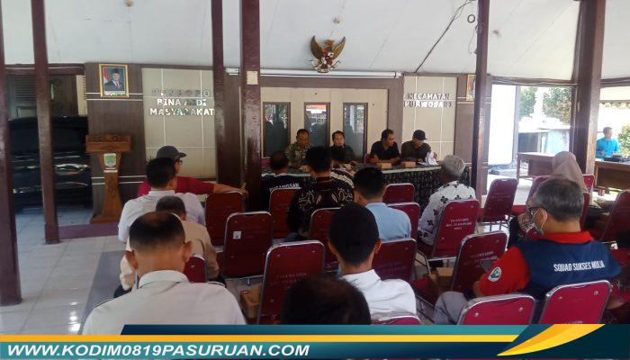Danramil Purwosari Hadiri Rakor Persiapan HUT ke-81 RI