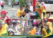 Semarak HUT RI ke-81, Koramil Kejayan Ikuti Senam dan Cek Kesehatan Bersama