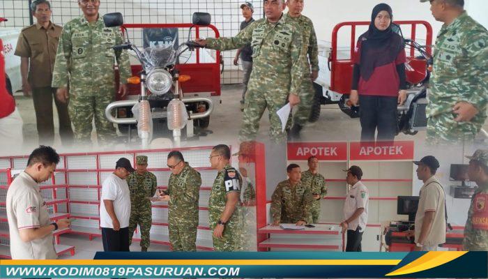 Tim Mabes TNI Verifikasi KDKMP di Wilayah Pasuruan, Dandim 0819 Dampingi Langsung Peninjauan Lapangan