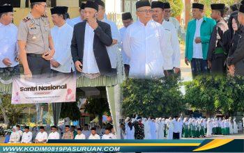 Danramil Nguling Hadiri Apel Hari Santri 2026, Kobarkan Semangat Santri untuk Indonesia Emas