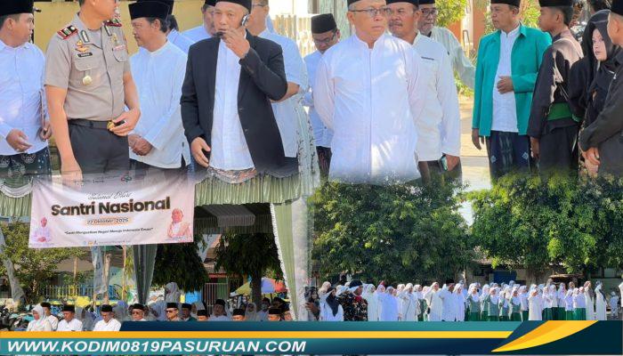 Danramil Nguling Hadiri Apel Hari Santri 2026, Kobarkan Semangat Santri untuk Indonesia Emas